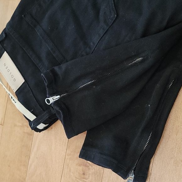 NWOT GOLDEN DENIM Mens Black Jeans - Size 32 - Picture 9 of 10